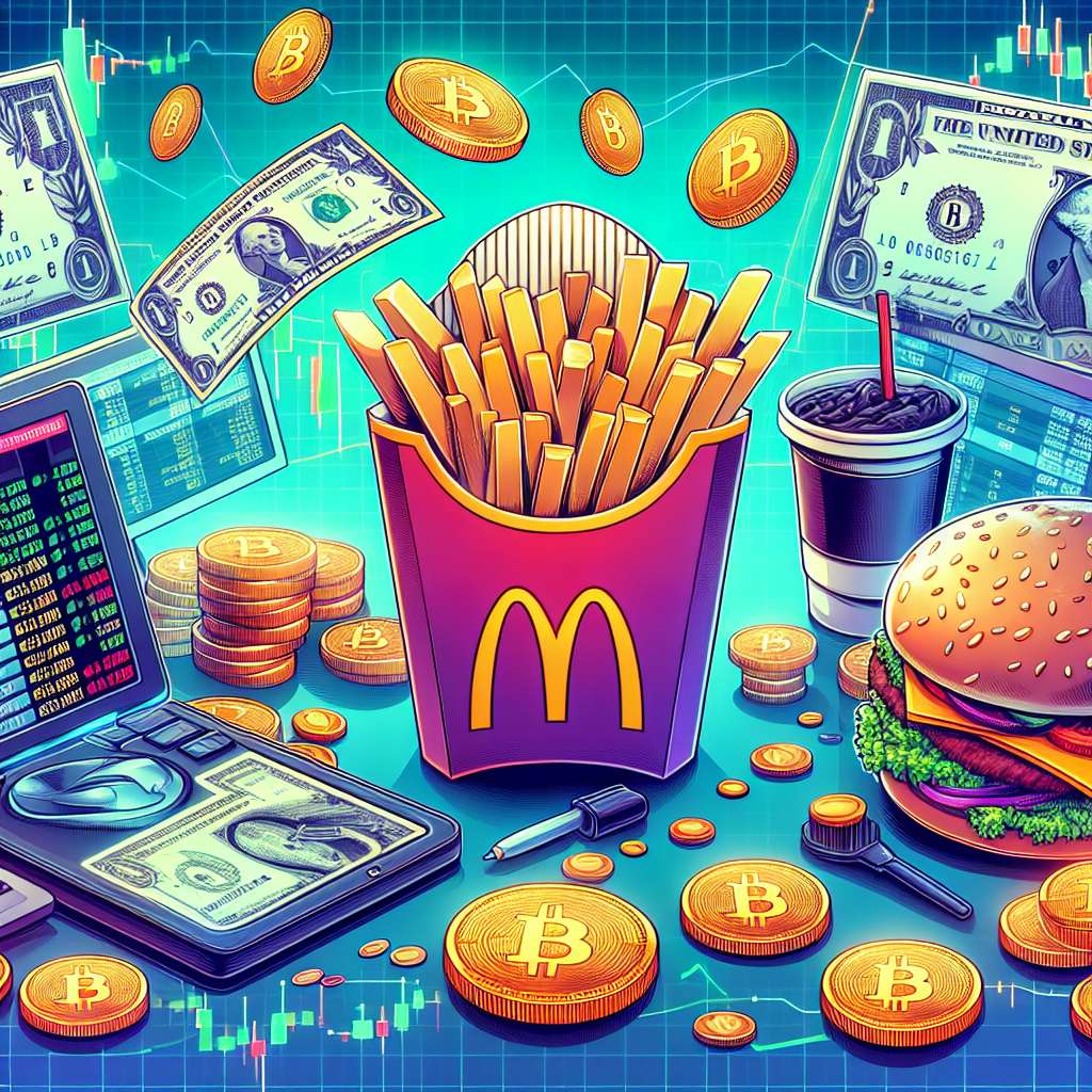 What impact does the annual profit of McDonald's have on the cryptocurrency market?