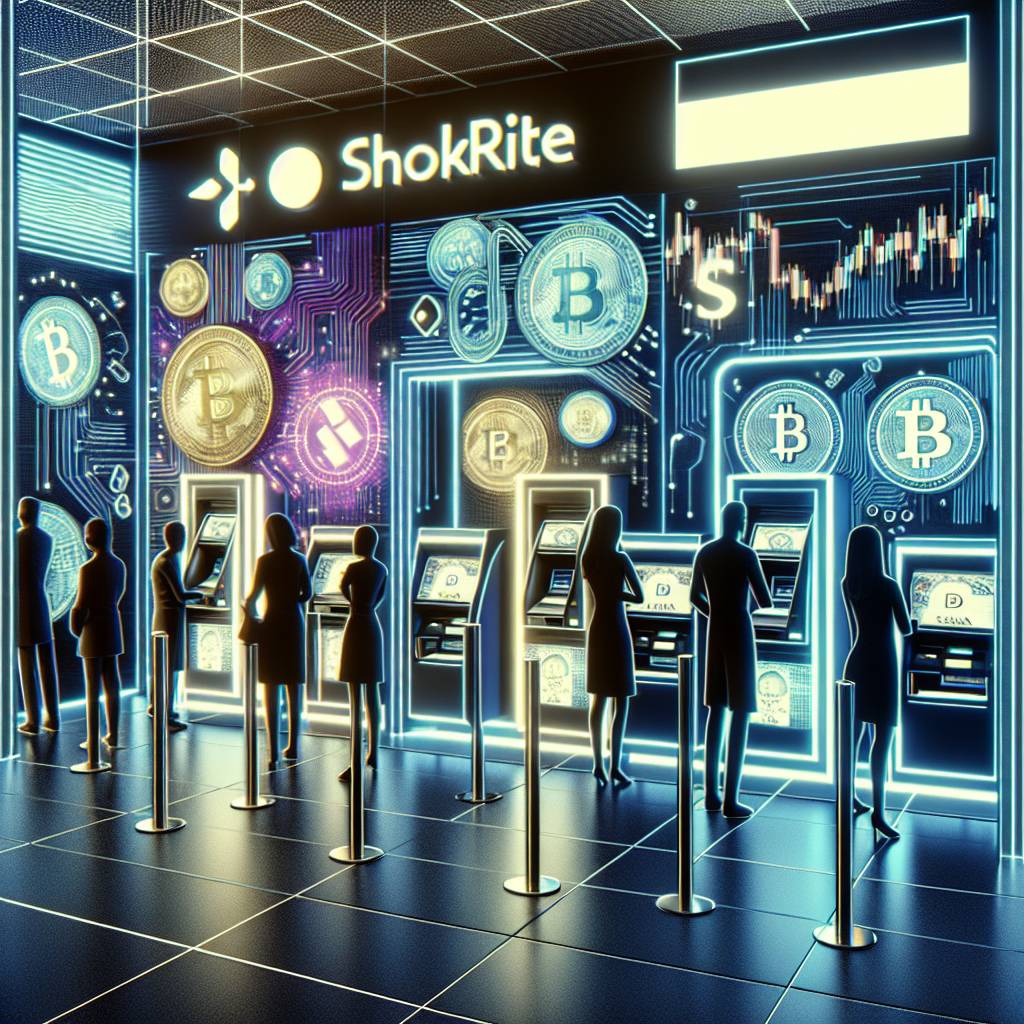 Are there any digital currency ATMs at Shoprite stores?