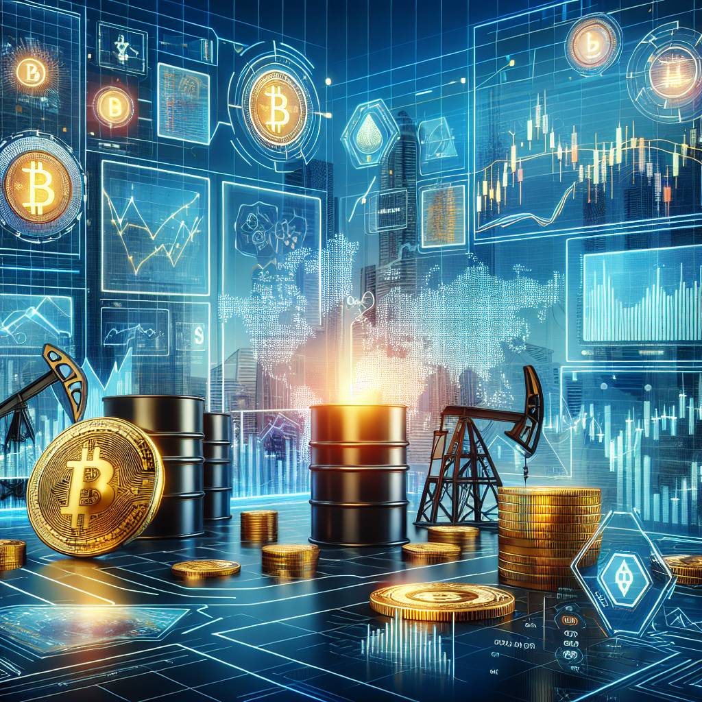 What is the impact of crude oil price trends on the cryptocurrency market?