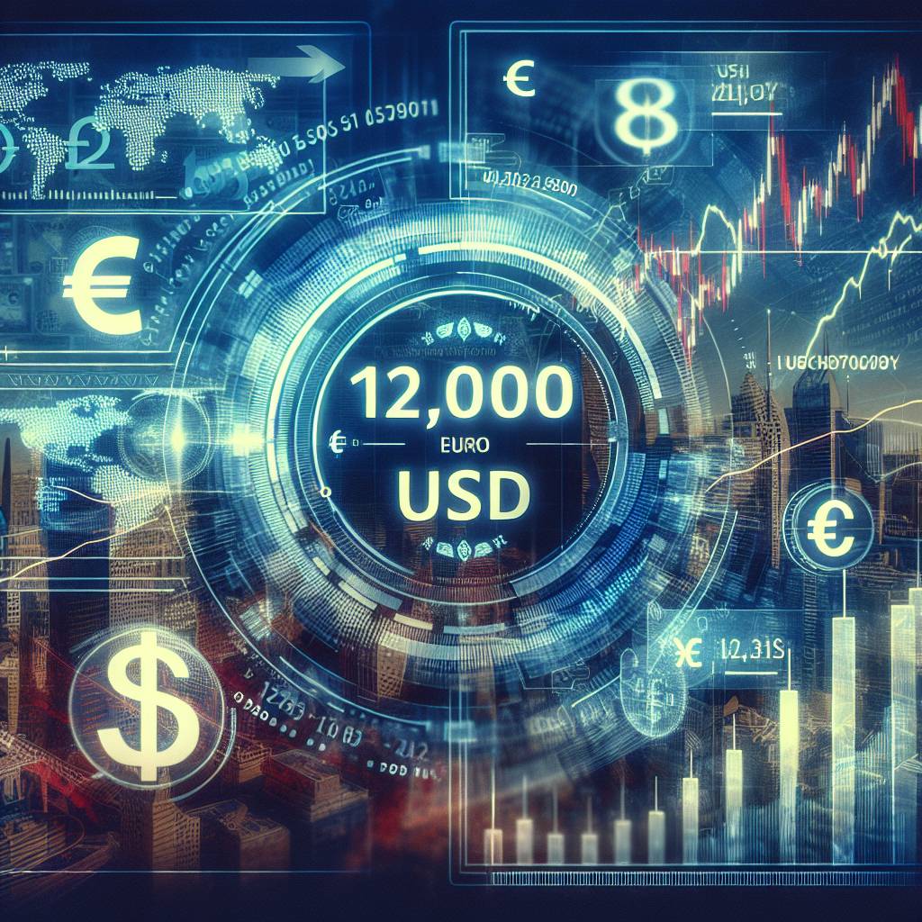 How can I convert 12000 euros to USD using a digital currency exchange?