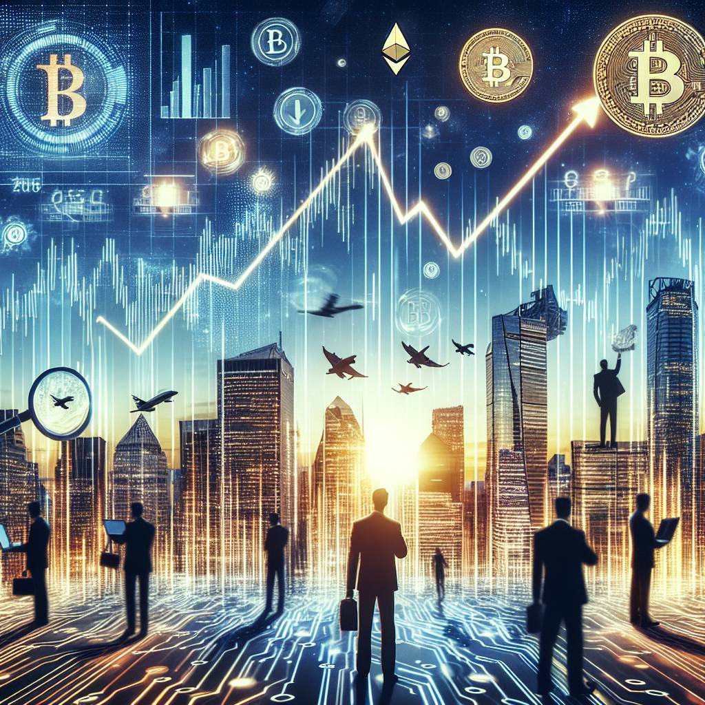 What are the top digital currencies showing positive growth in the market?