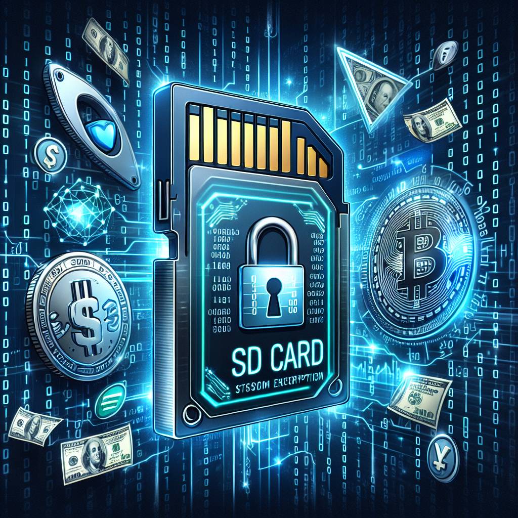 What are the best practices for using SD card encryption to protect digital assets?