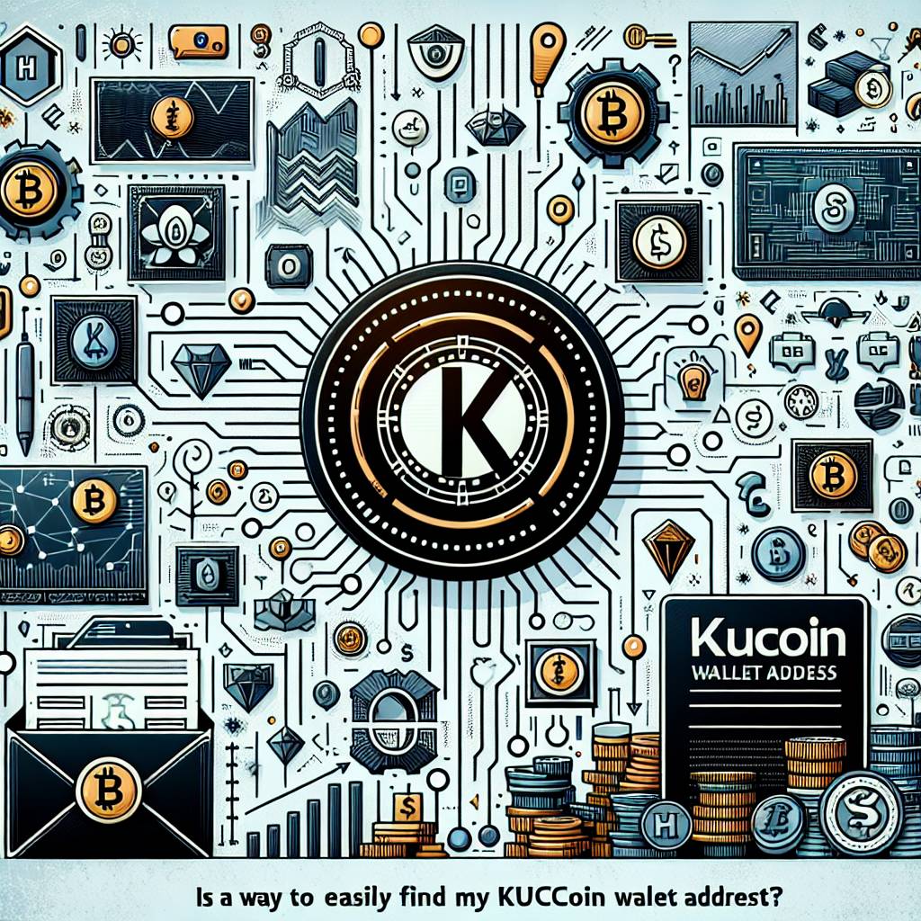 Is there a way to easily find my KuCoin wallet address for my virtual coins?
