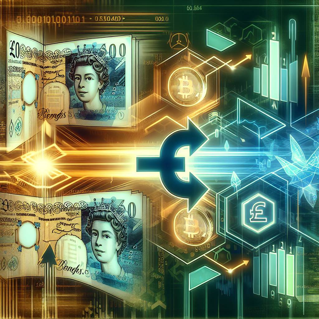 How can I convert my British pounds (GBP) to dollars using cryptocurrencies?