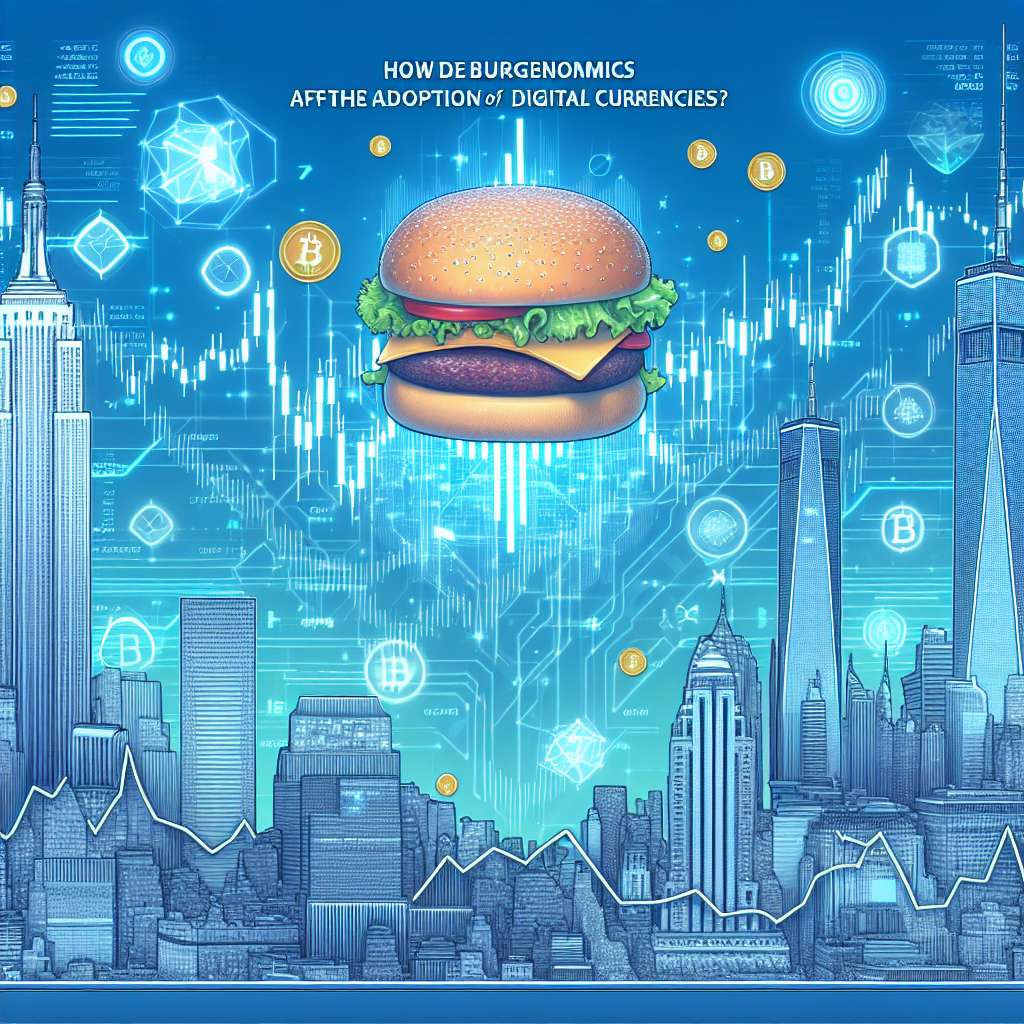 How does burgernomics affect the adoption of digital currencies?