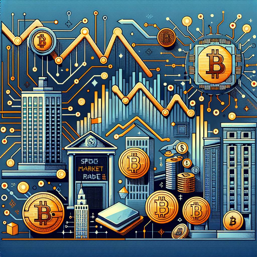 How does the spot market work in the context of digital currencies?