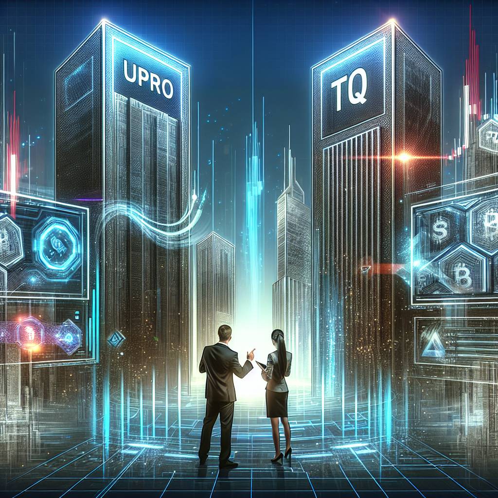 Which one is more suitable for long-term investment in the cryptocurrency industry: UPRO or TQQQ?