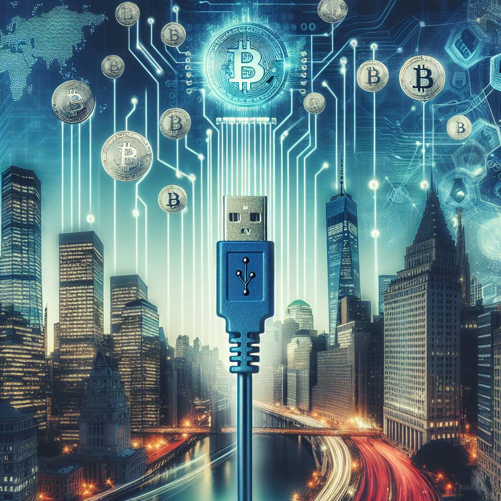What are the advantages of using an otg cable with charger for managing digital currencies?