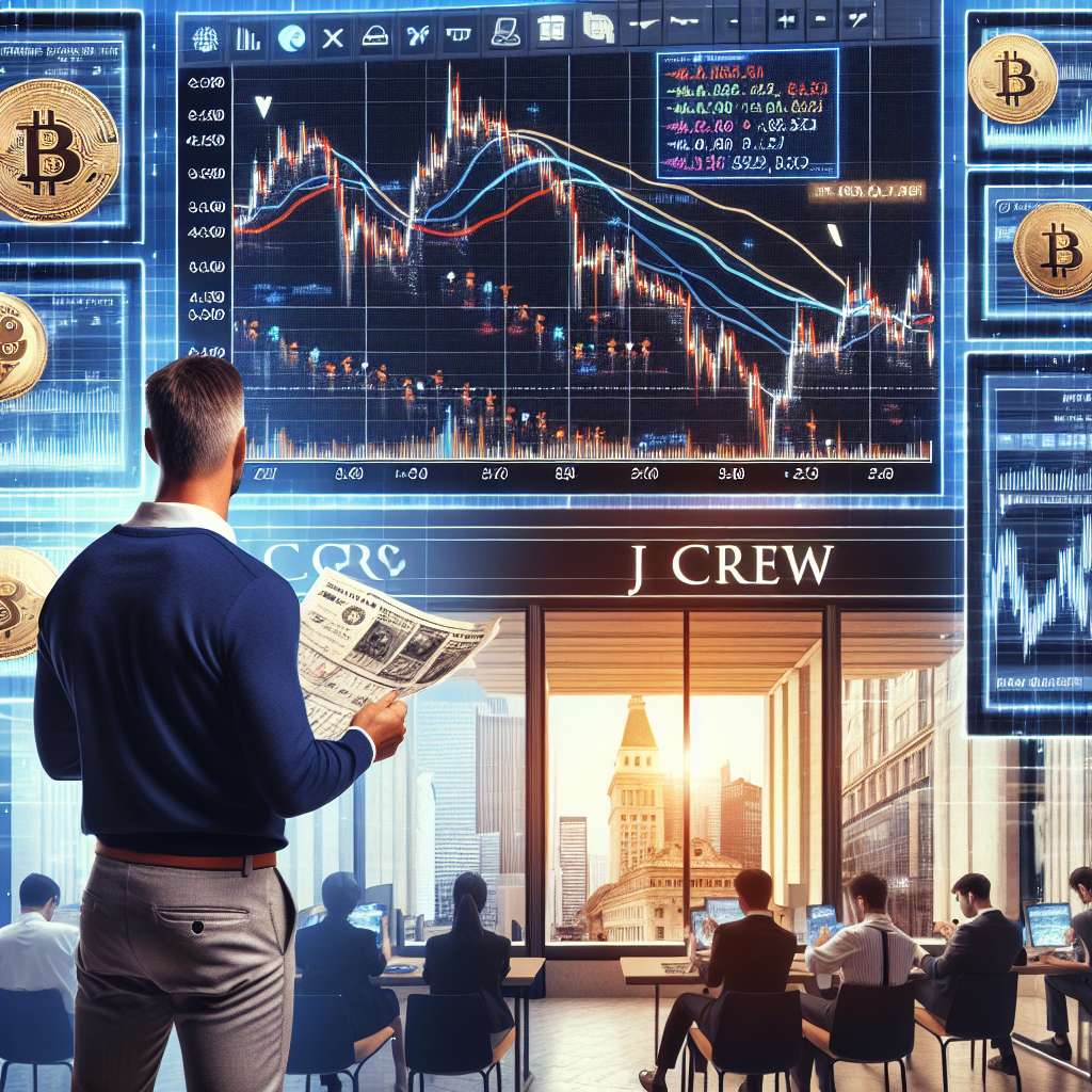 How will J Crew's bankruptcy filing in 2022 affect cryptocurrency investors?