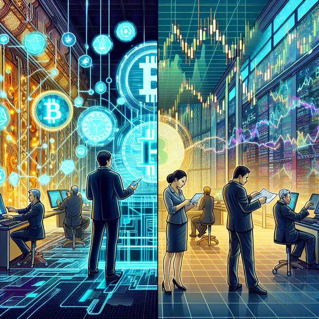 How does the stock market performance affect the demand for cryptocurrencies?