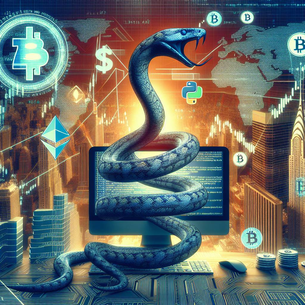 How can Python be used to implement smart contracts in the cryptocurrency industry?