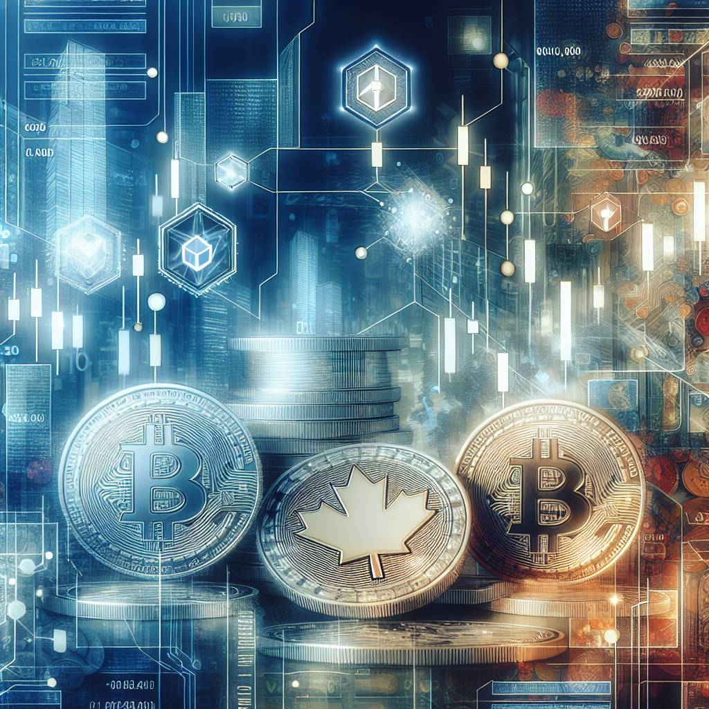 Which Canadian currency coins are commonly used in the world of digital currencies?