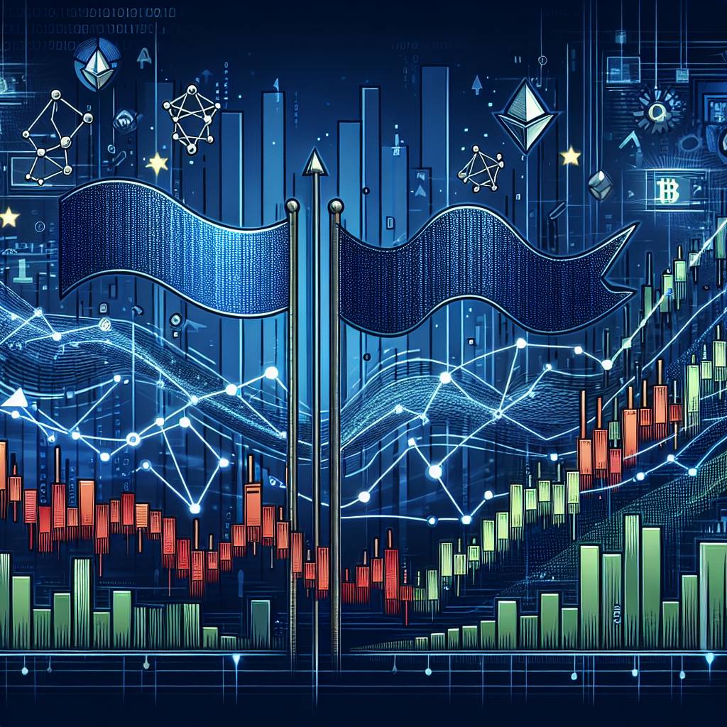 How do trading flag patterns affect the price movement of cryptocurrencies?