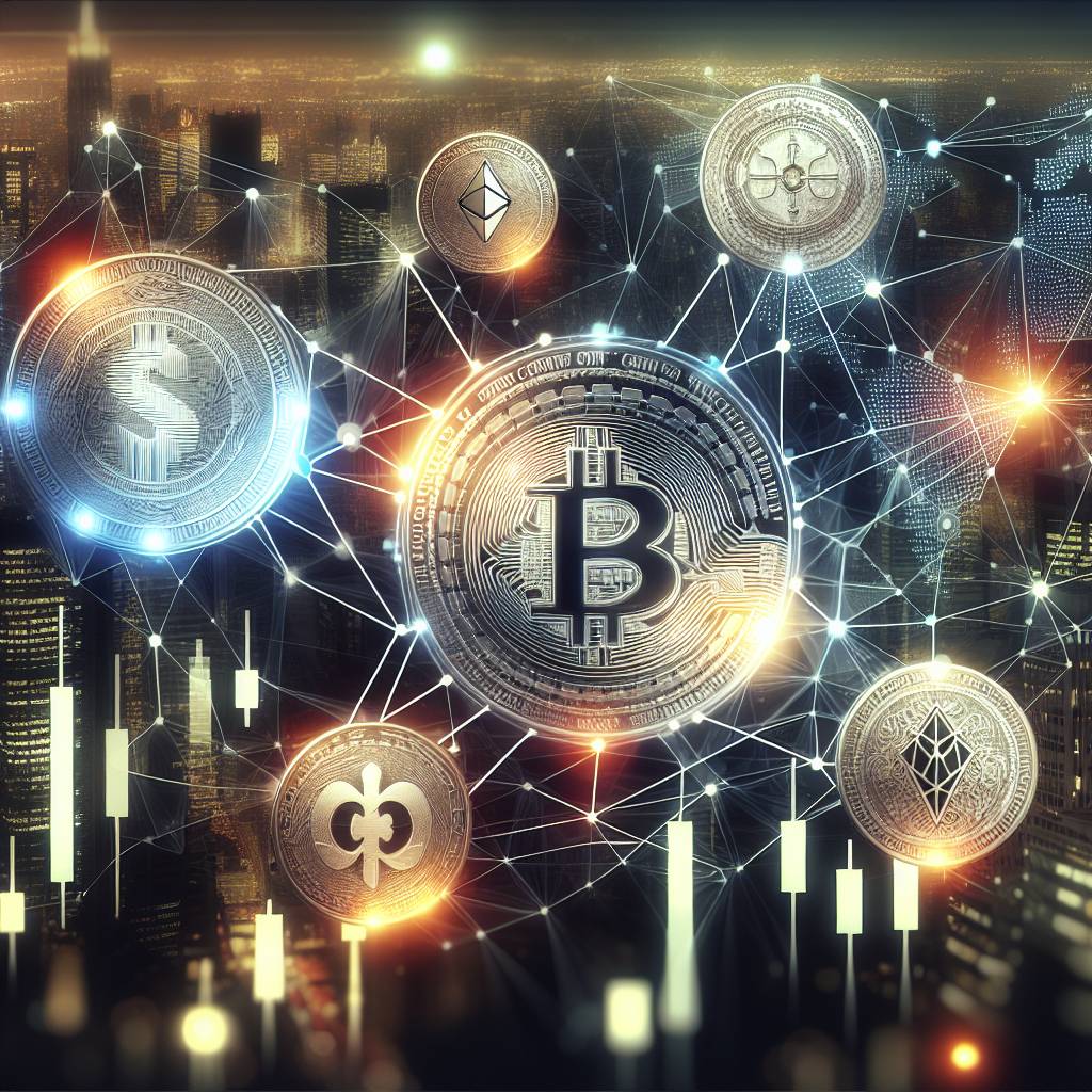 Which cryptocurrencies are most closely correlated with the performance of FTSE 100 ETF?