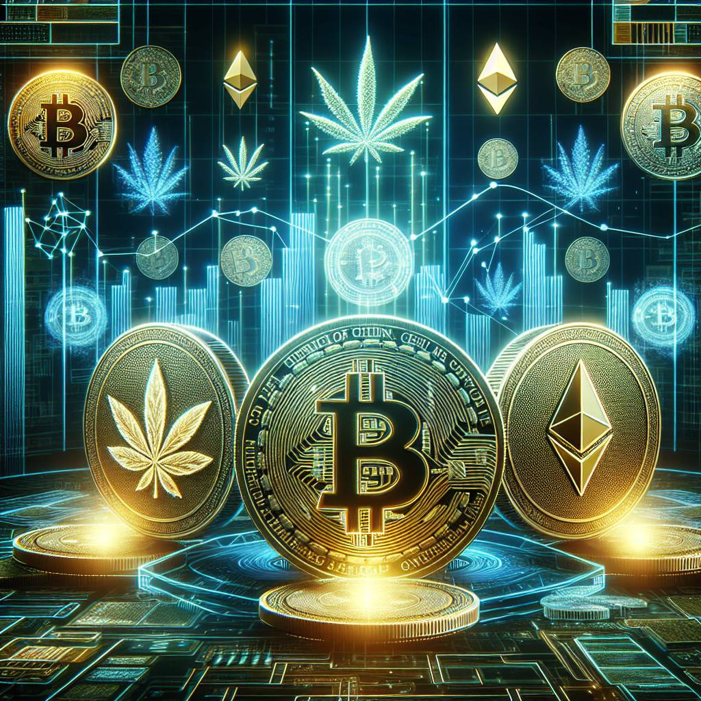 How does cannabis-based cryptocurrency work in the financial industry?