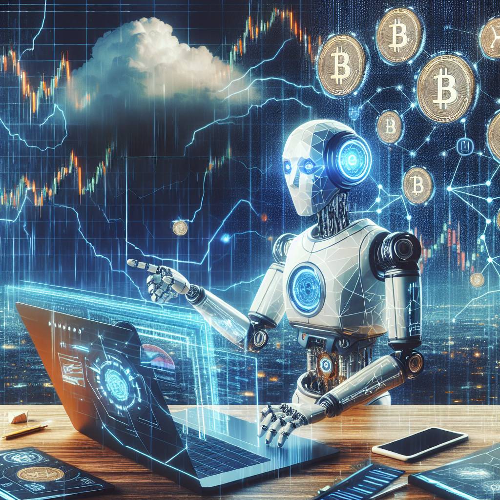 What are the potential risks and benefits of using AI algorithms for cryptocurrency price predictions?