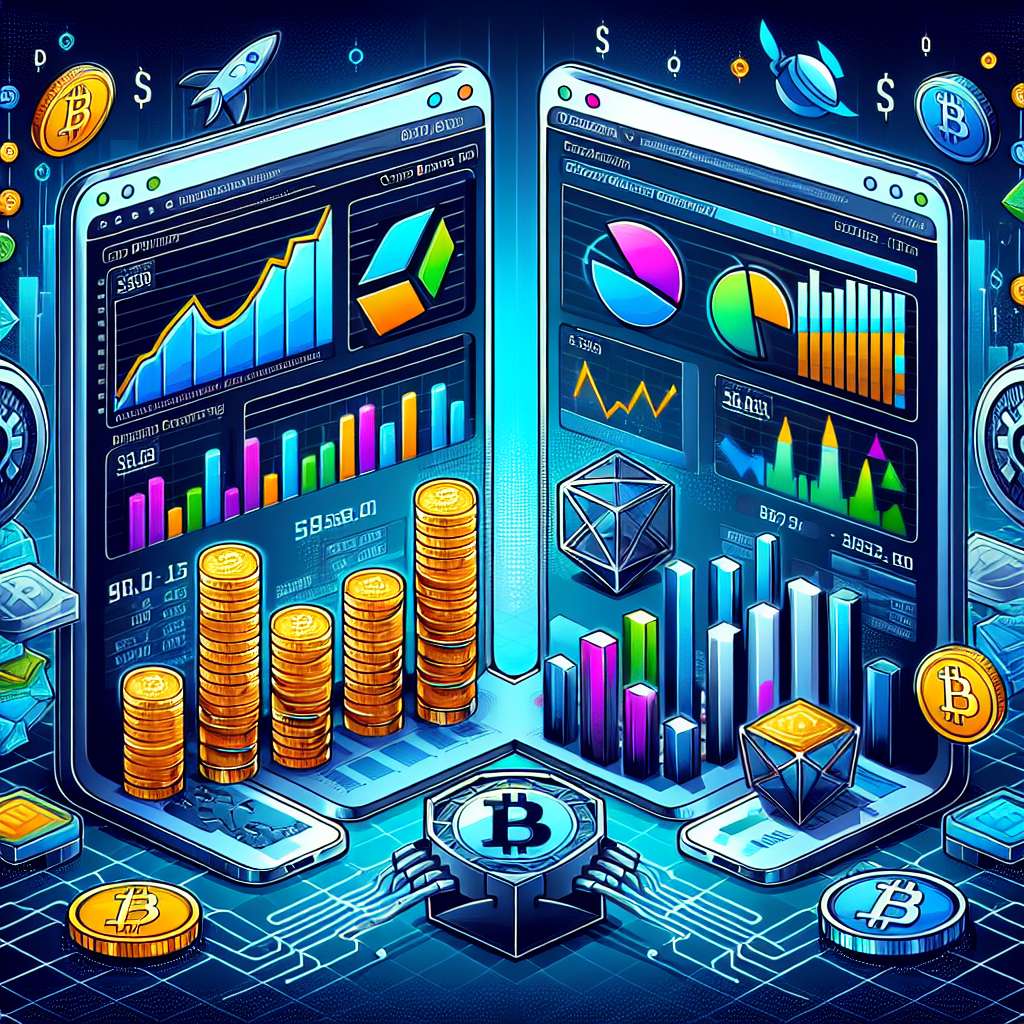 What are the differences between linear and logarithmic growth in the cryptocurrency market?