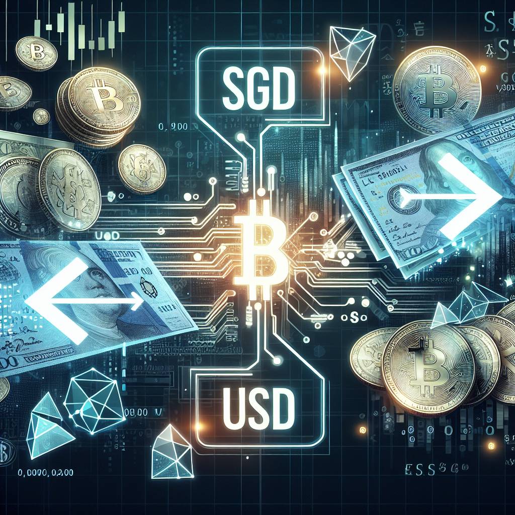 How can I convert my Singapore Dollars to USD using cryptocurrency?