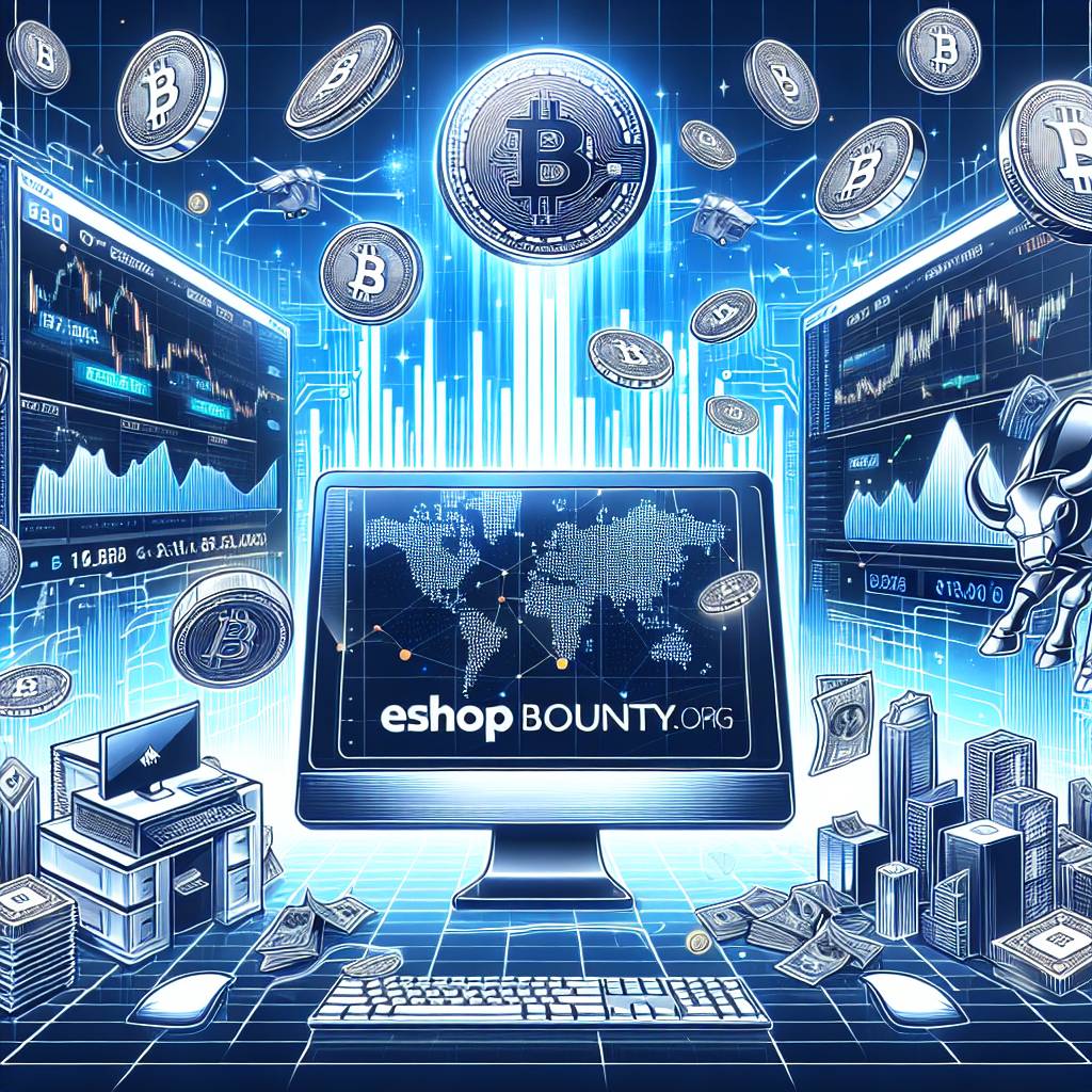 How can eShop bounty.org help cryptocurrency projects gain visibility?