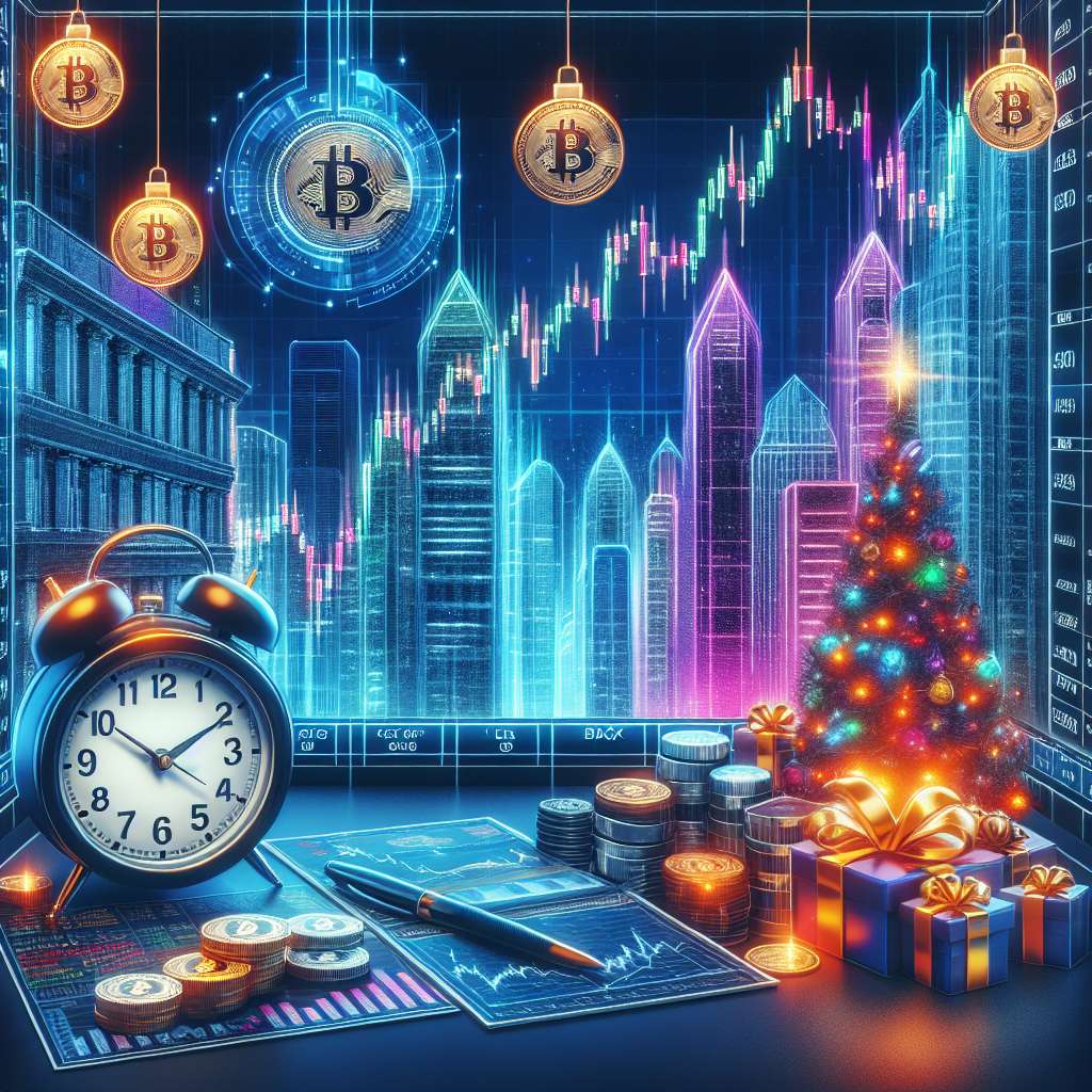 What is the closing time for cryptocurrency exchanges on Christmas Eve?