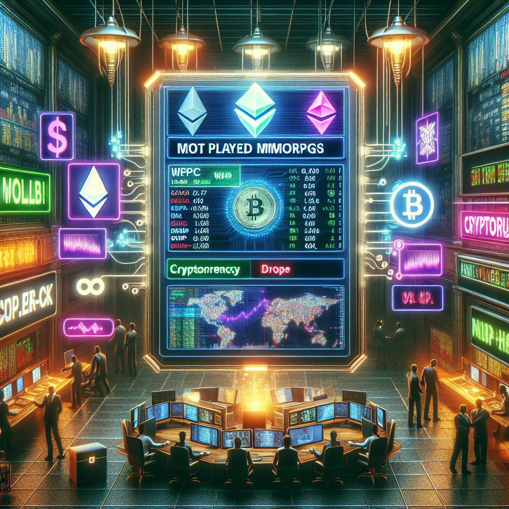 What are the most played online games in the cryptocurrency community in 2021?