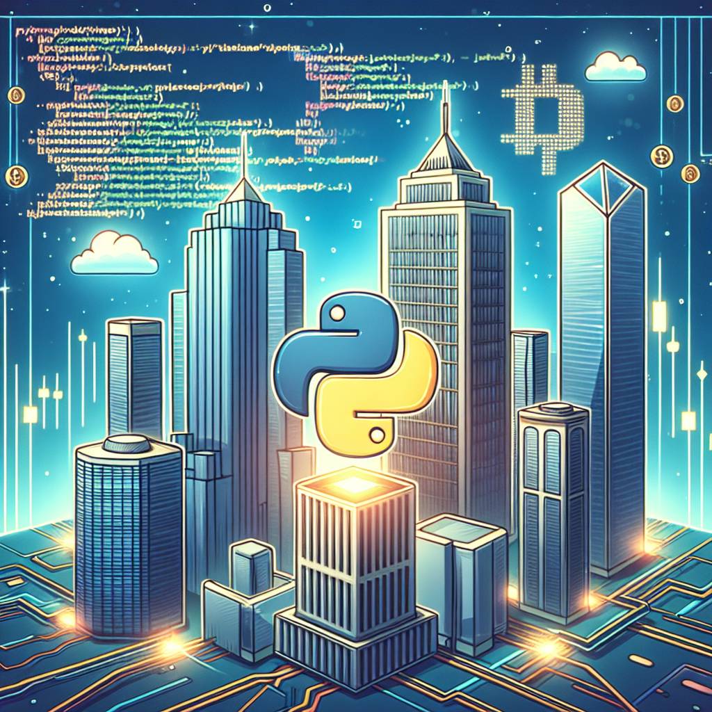 What advantages does Python have over JavaScript when it comes to developing cryptocurrency applications?