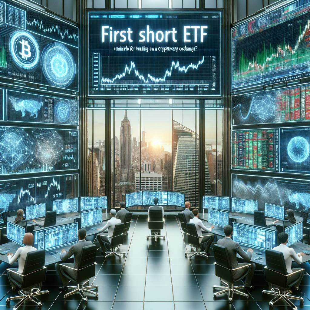 What is the first short Bitcoin ETF to be listed on NYSE?