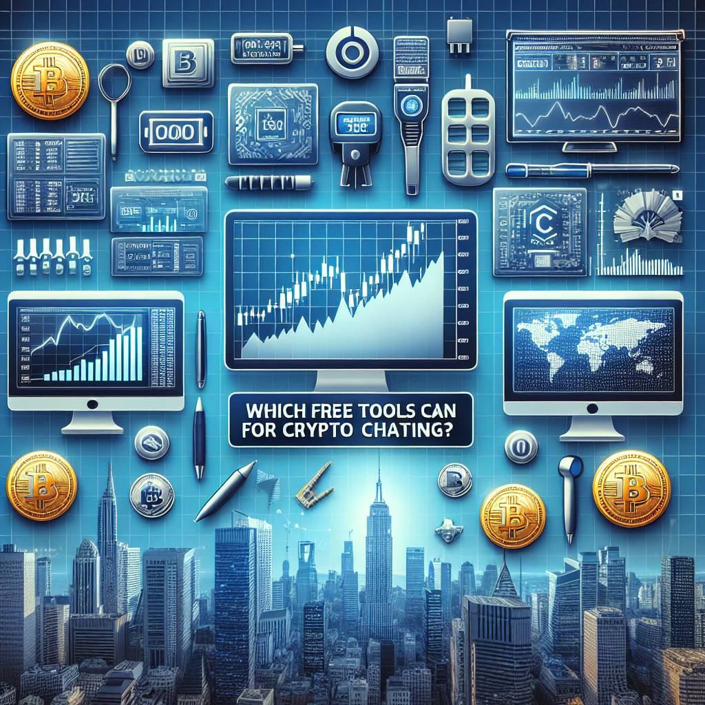 Which free charting tools offer advanced technical analysis features for cryptocurrency traders?