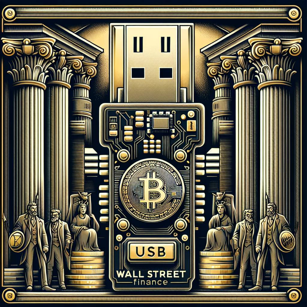Are there any USB devices specifically designed for storing digital currencies?
