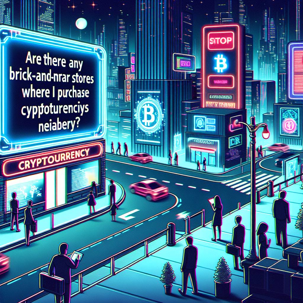 Are there any brick-and-mortar stores where I can purchase cryptocurrencies nearby?