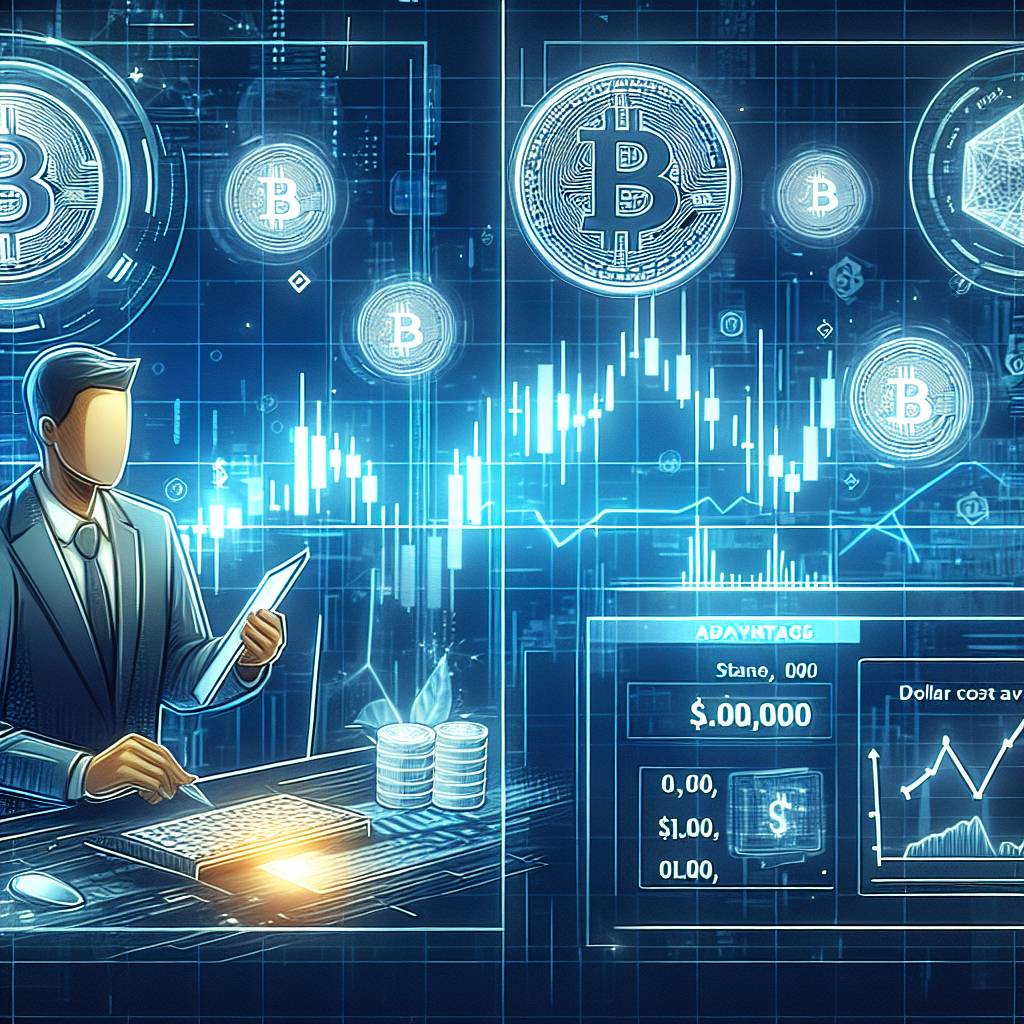 What are the advantages of using dollar cost averaging for investing in cryptocurrencies?