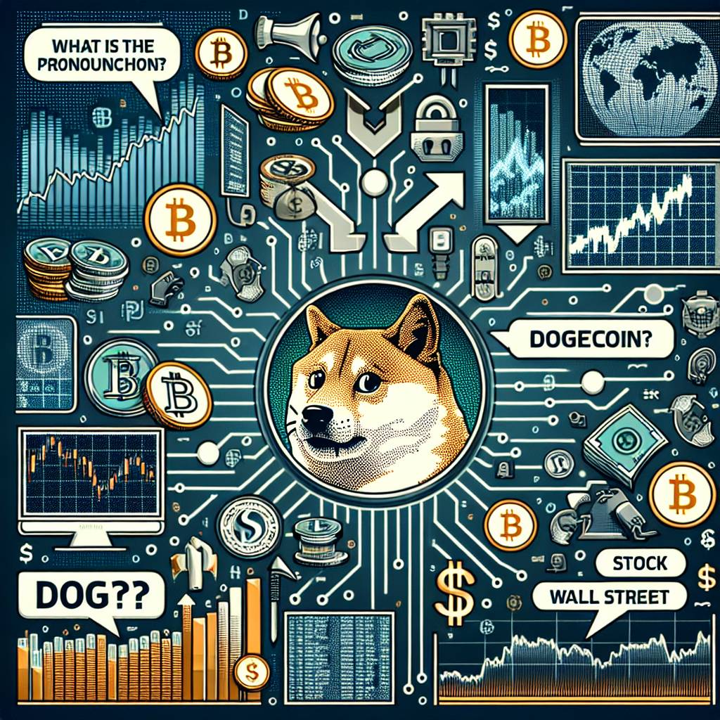 What is the correct pronunciation of dogecoin in the cryptocurrency community?
