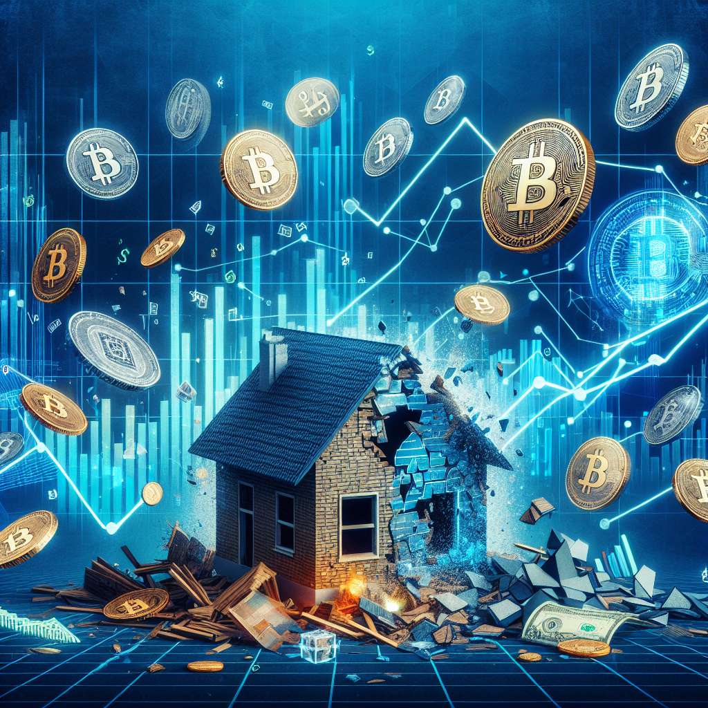 When did the housing market crash in 2007 and how did it affect the cryptocurrency industry?