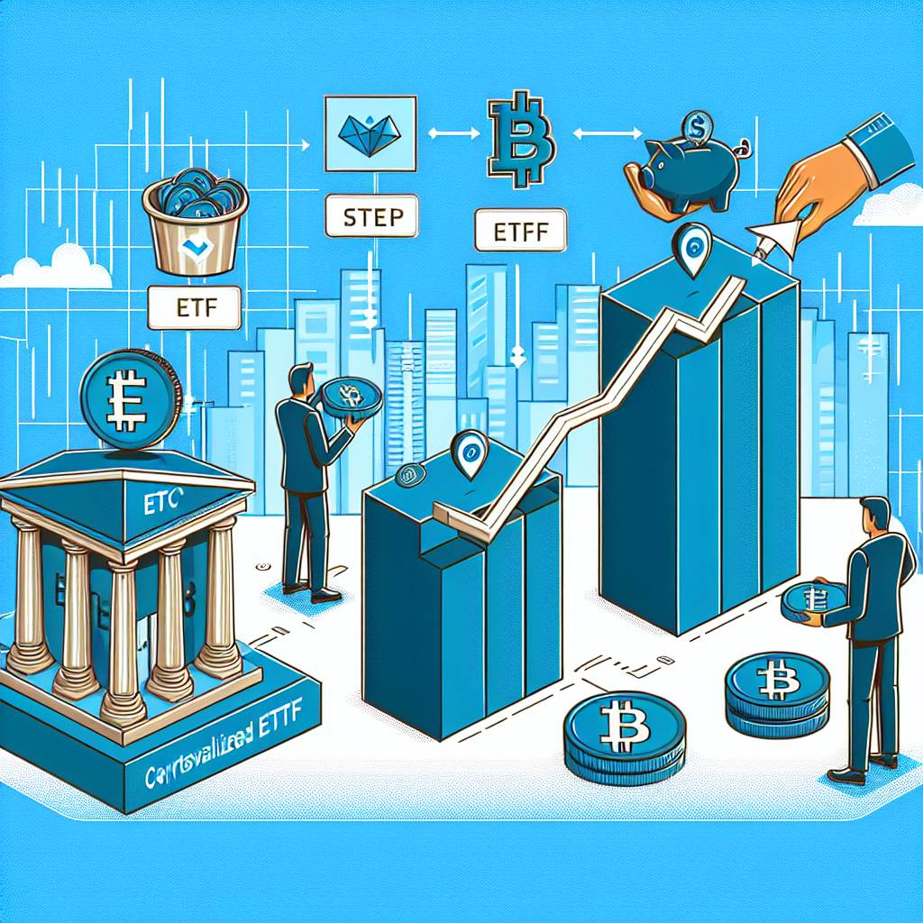 What are the steps to construct a personalized ETF with cryptocurrencies?