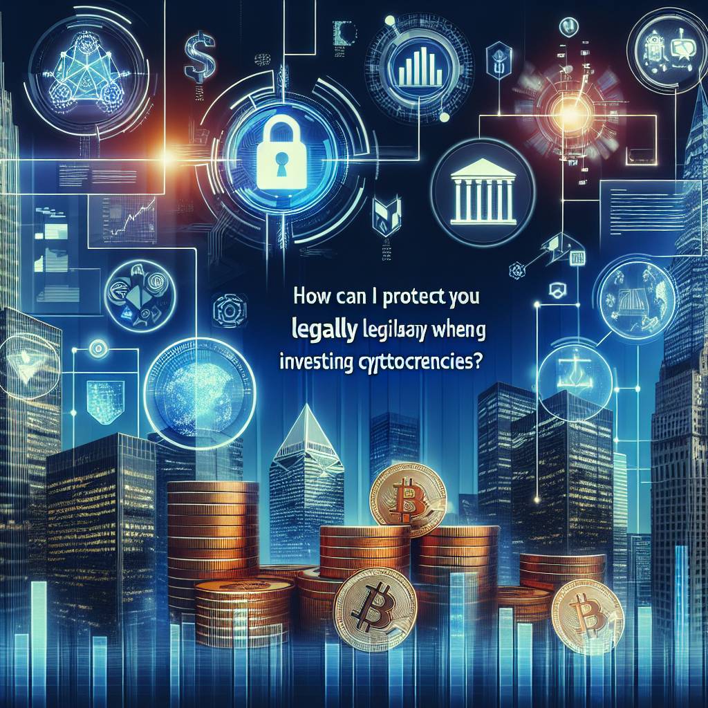 How can I protect myself legally when investing in cryptocurrencies?
