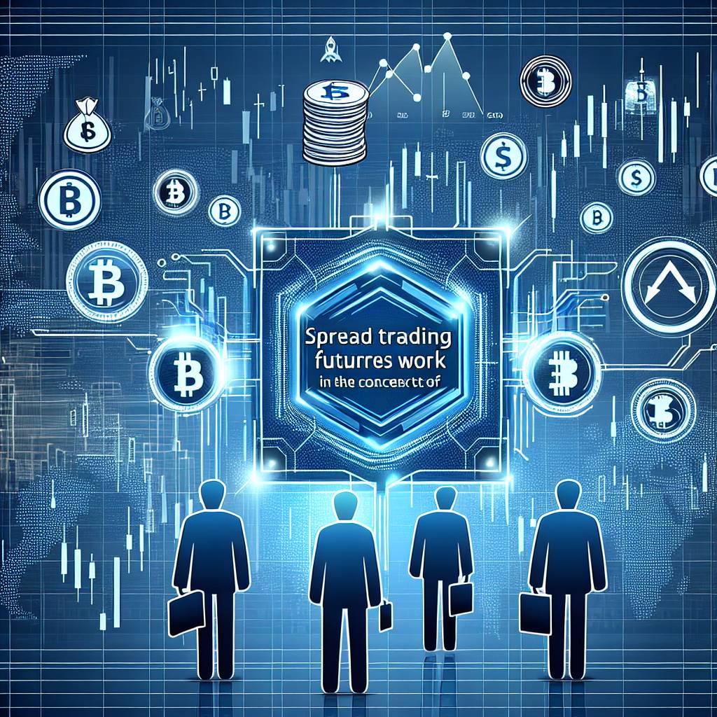 How does spread options trading work in the context of digital currencies?