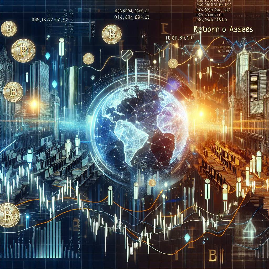 How does the concept of return on assets (ROA) apply to the cryptocurrency market?