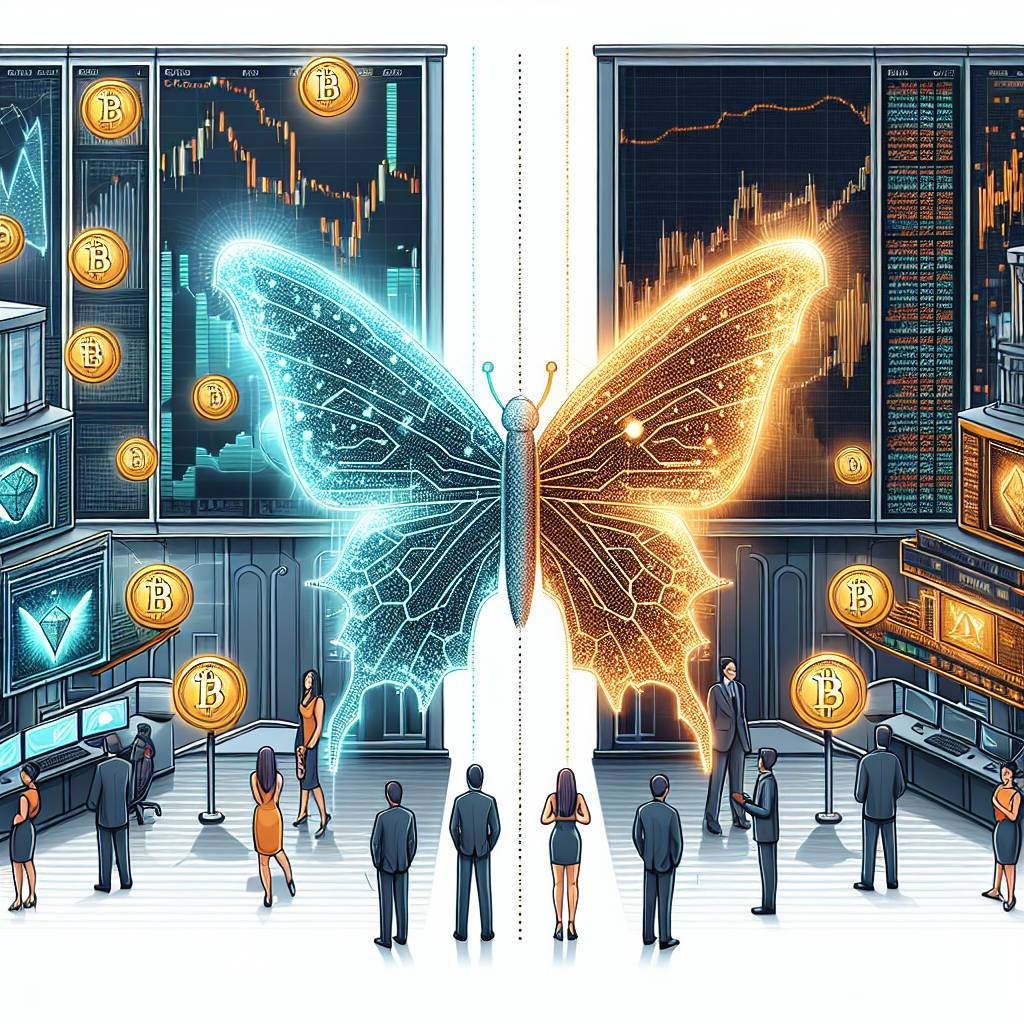 How does the iron butterfly options strategy differ in its application within the cryptocurrency market compared to traditional financial markets?