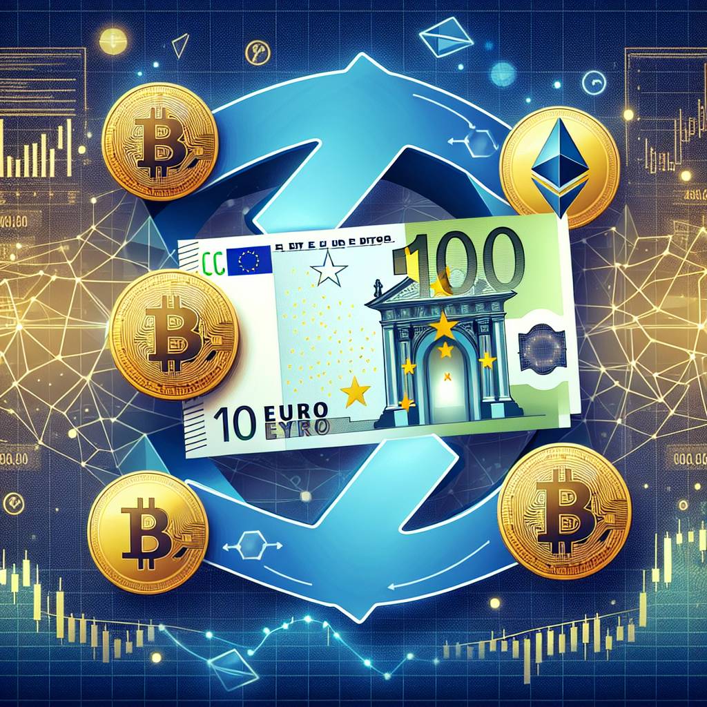 How can I convert euro dollars into popular cryptocurrencies like Bitcoin or Ethereum?