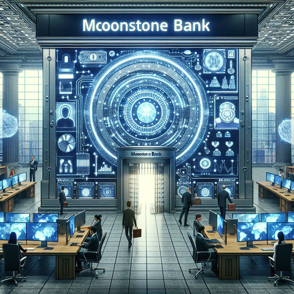 How does Moonstone Bank ensure the security of digital assets?