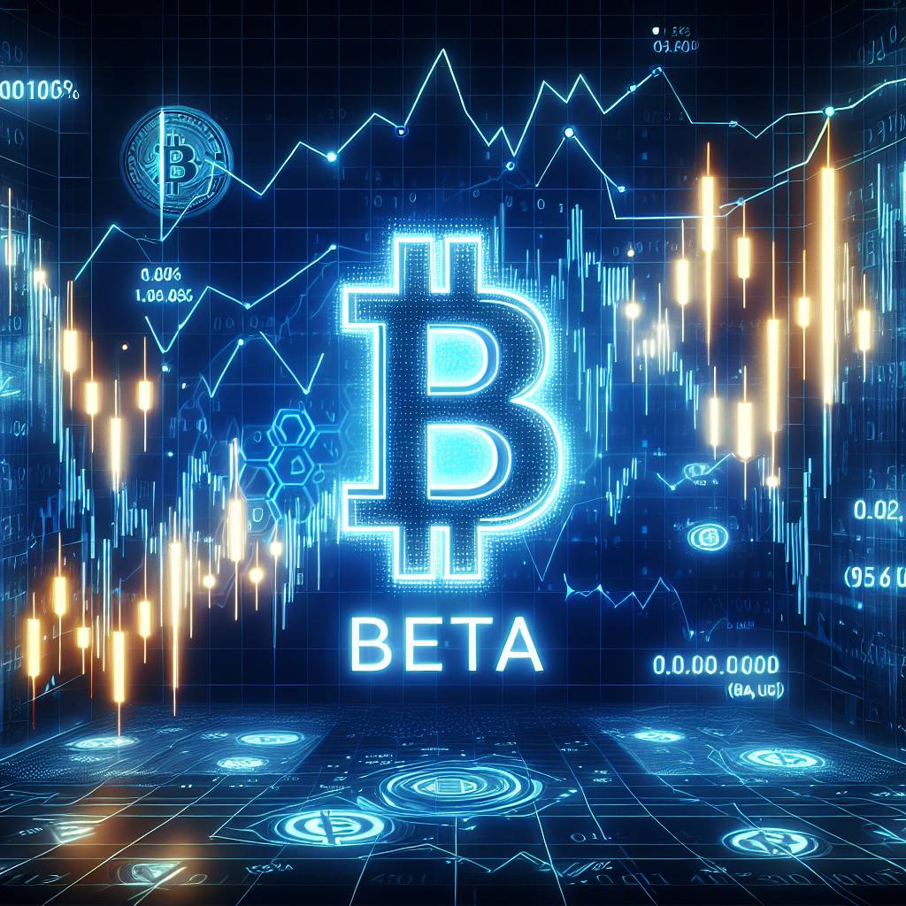 What is the significance of beta coefficient in the cryptocurrency market?