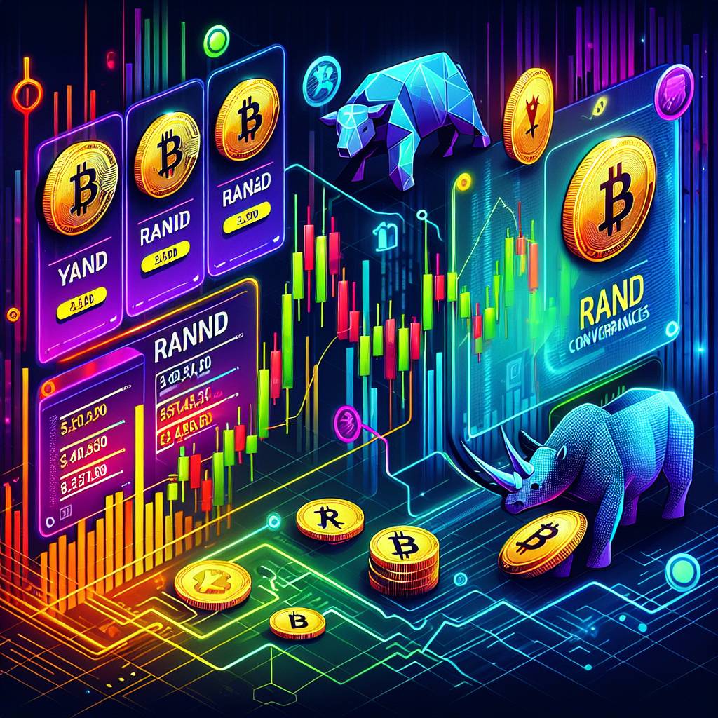 Which cryptocurrencies offer the most favorable exchange rates for converting rand to dollars?