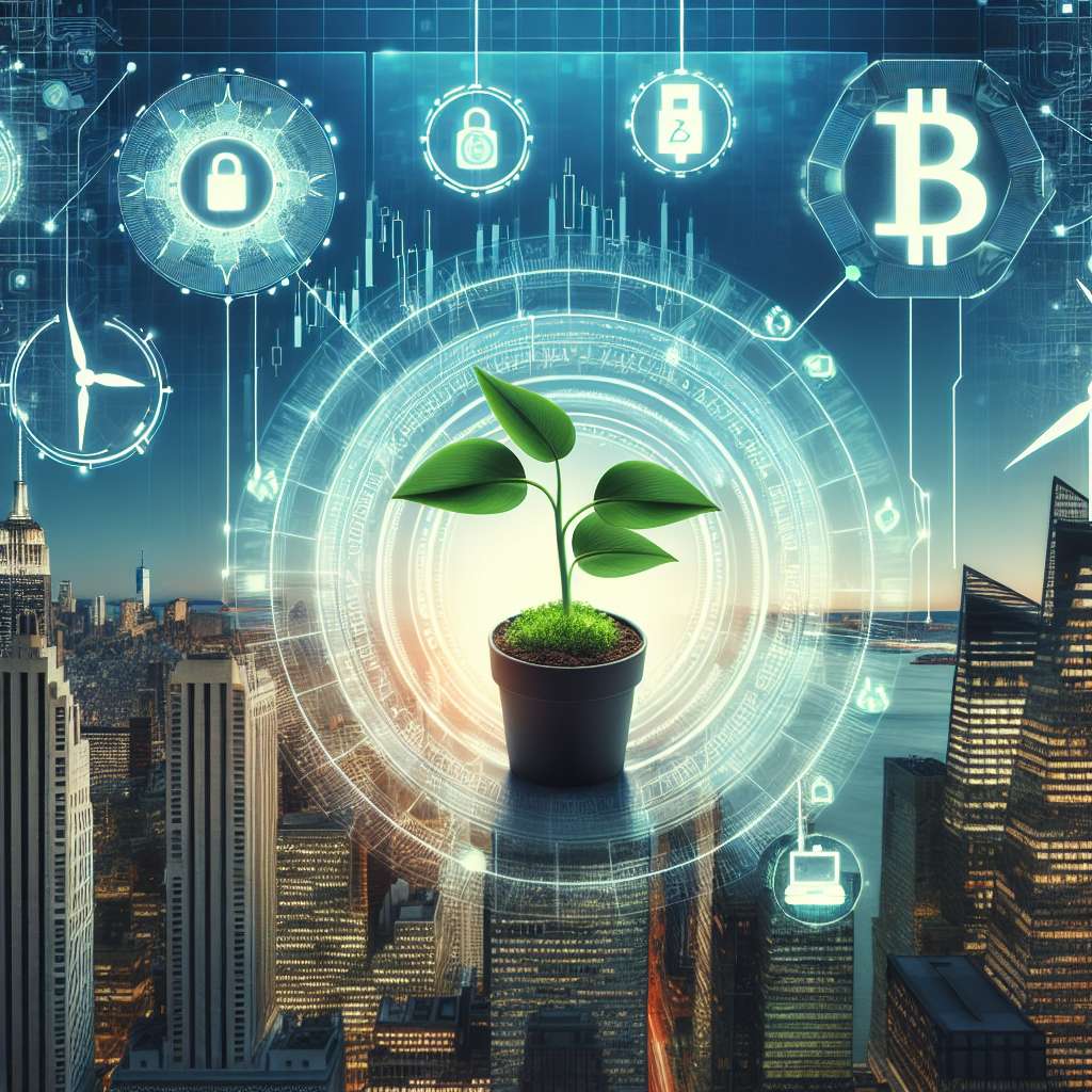 How can blockchain technology contribute to the development of green energy?