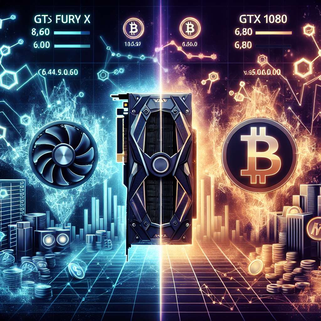 What are the advantages and disadvantages of using the GTX 980 Ti and the R9 Fury X for cryptocurrency mining?