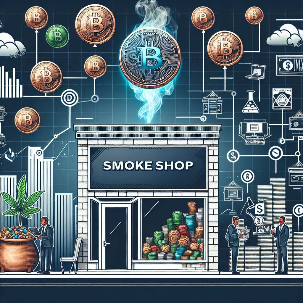 How can bo smoke shop benefit from using cryptocurrency for their business?