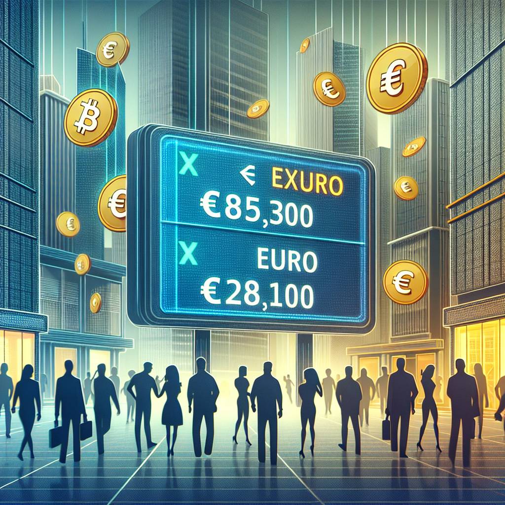 Which cryptocurrency exchange offers the highest Euro to Dollar conversion rate?