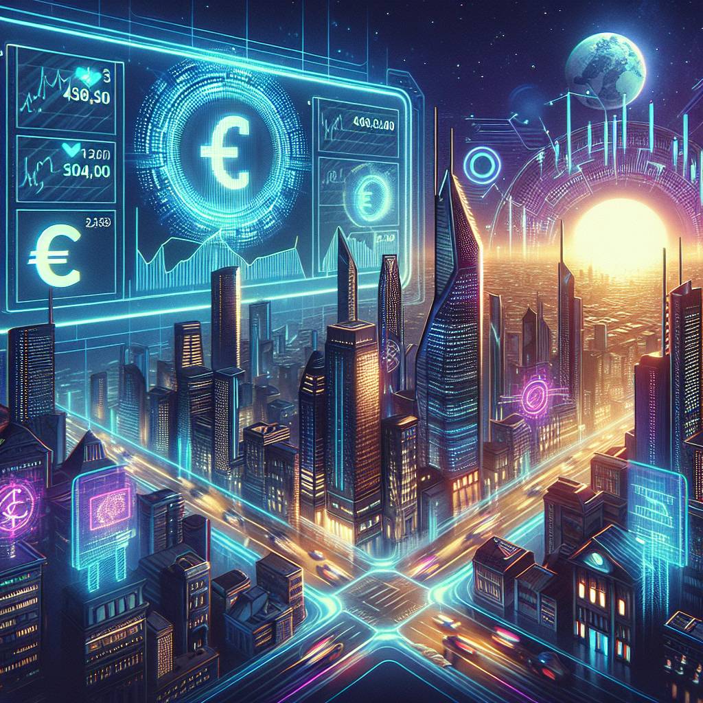 What is the current exchange rate between Euro and Sterling in the cryptocurrency market today?