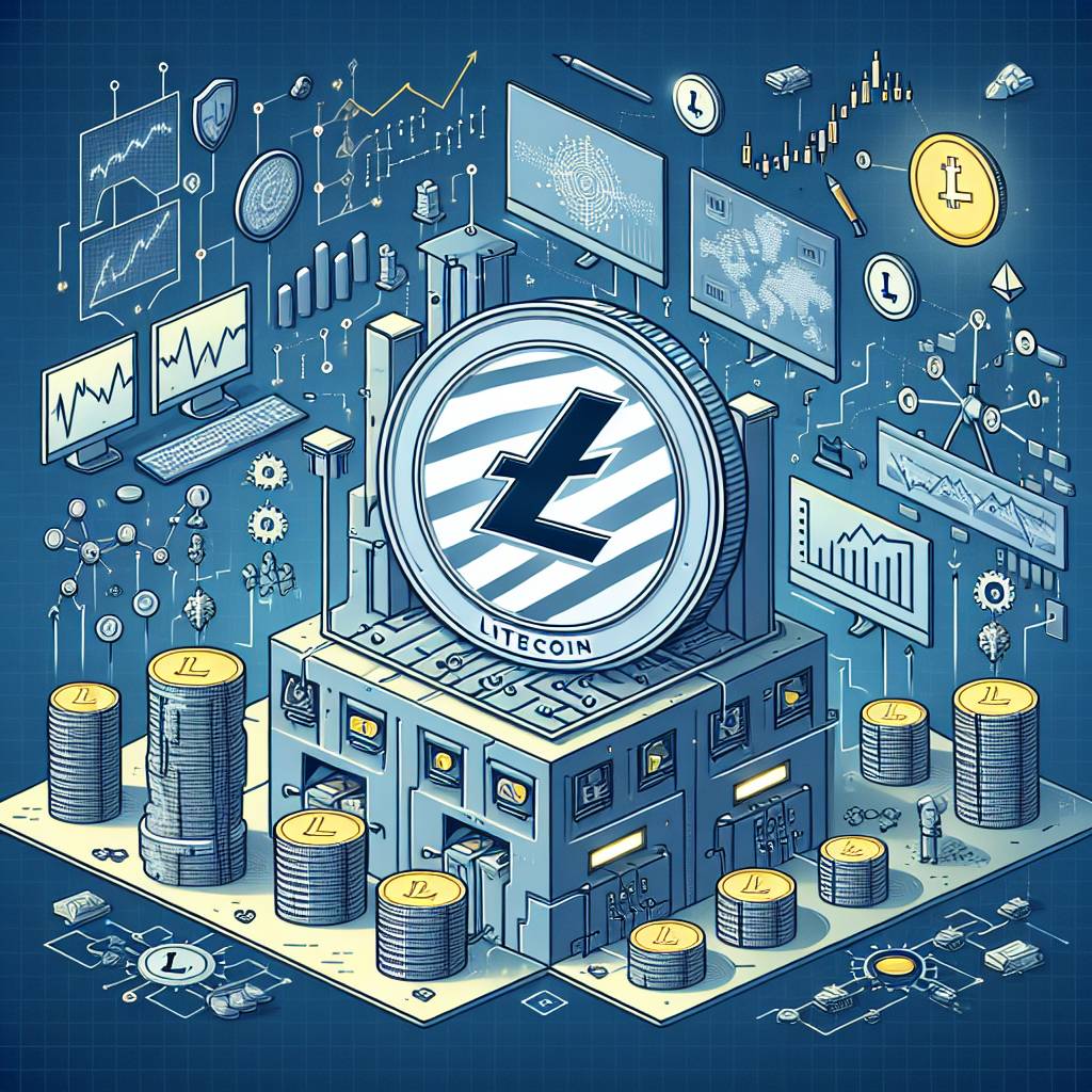 Can you explain the mining process of Litecoin and how it contributes to its security?