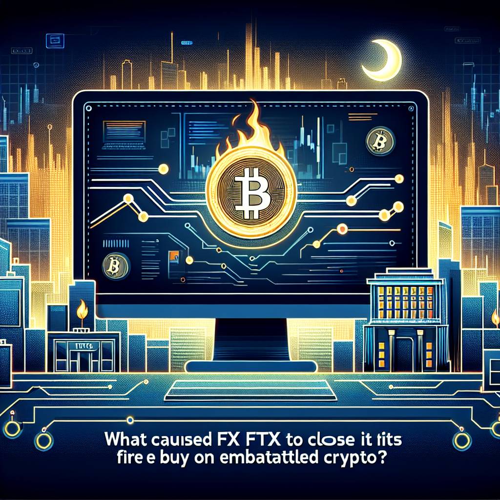 What caused FTX to close its fire buy on embattled crypto?