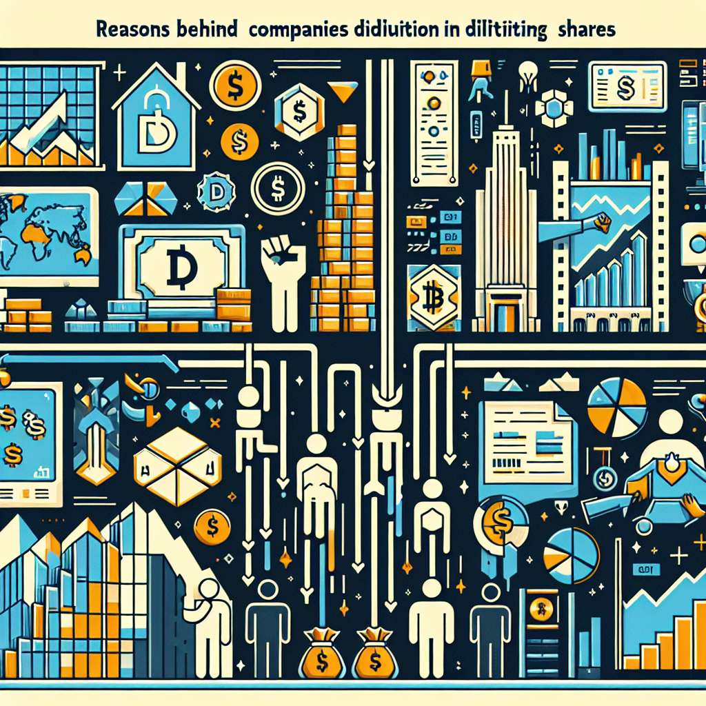 What are the reasons behind companies diluting shares in the cryptocurrency industry?